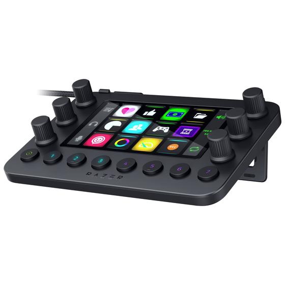 Teclado Razer Multifuncional para Streaming - Controlador de Transmissão Imagem de Teclado Razer Multifuncional para Streaming - Controlador de Transmissão