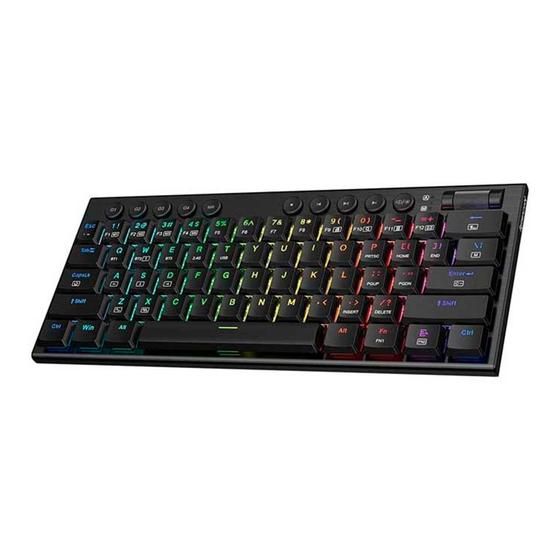 Imagem de Teclado Redragon K632-RGB Pro Horus Mini Black Wireless (Usa - Red)