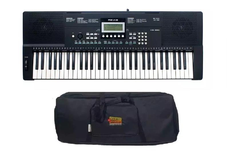 Teclado Revas KB330 By Roland Com Capa Kit Imagem de Teclado Revas KB330 By Roland Com Capa Kit