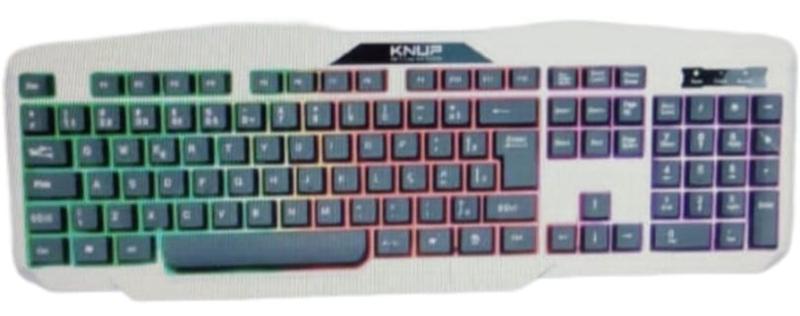 Imagem de Teclado rgb para computador conexão usb