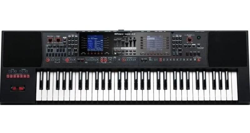 Teclado Roland E-a7 Arranjador 61 Teclas -1500 Sons Menor preço em Teclado Roland E-a7 Arranjador 61 Teclas -1500 Sons