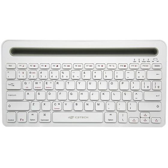 Imagem de Teclado sem Fio BT Multi Device K-BT100WH C3 TECH