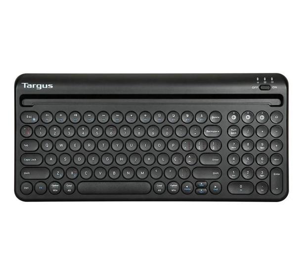 Teclado sem Fio C/ Apoio para Tablet Bluetooth 5.1 até 3 Dispositivos Targus - Akb867 Menor preço em Teclado sem Fio C/ Apoio para Tablet Bluetooth 5.1 até 3 Dispositivos Targus - Akb867