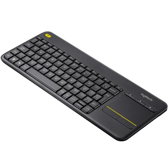 Imagem de Teclado Sem Fio Com Touchpad Logitech K400 Plus Cinza - Logitech