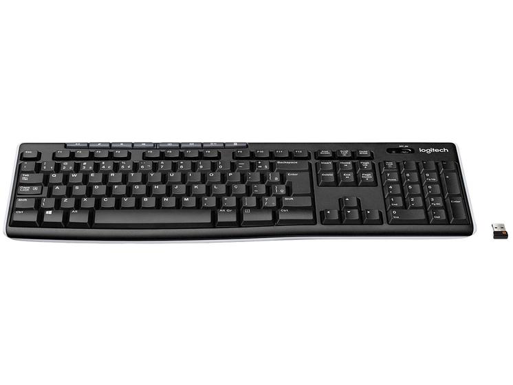 Imagem de Teclado sem Fio Logitech ABNT2 Preto K270