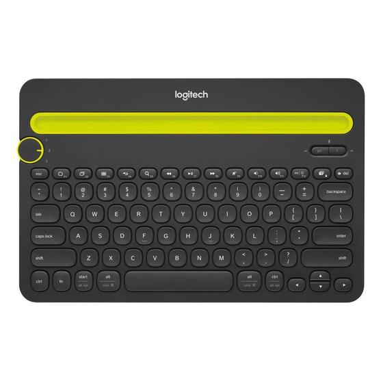 Imagem de Teclado Sem Fio Logitech K480, Bluetooth, Multi-Device, US