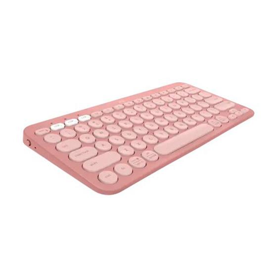 Imagem de Teclado Sem Fio Logitech Pebble Keys 2 K380s Bluetooth Rosa US -  920-011791