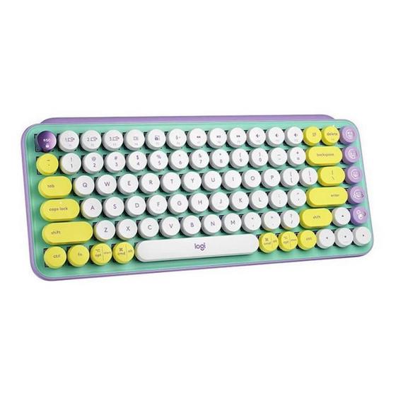 Imagem de Teclado Sem Fio Logitech Pop Keys Daydream - 920-010711