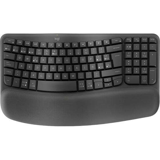Imagem de Teclado Sem Fio Logitech Wave Keys - Preto Grafite (920-012278)