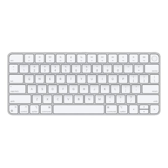Imagem de Teclado Sem Fio Magic Keyboard Apple para Mac, Touch ID, Bluetooth, Conector Lightning USB-C, Prata - MK293BZ/A
