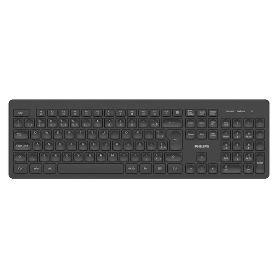 Imagem de Teclado sem Fio Philips ABNT2 SPK6308B - SPK6308B/FG