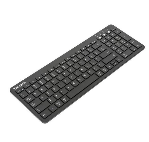 Imagem de Teclado sem Fio Targus Midsize com Indicador de Bateria Dual Mode Bluetooth 5 Preto - Akb863