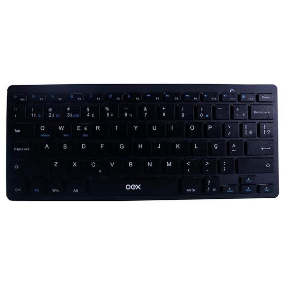 Imagem de Teclado Sem Fio Wireless Elite Duo OEX TC508 ABNT2 Preto