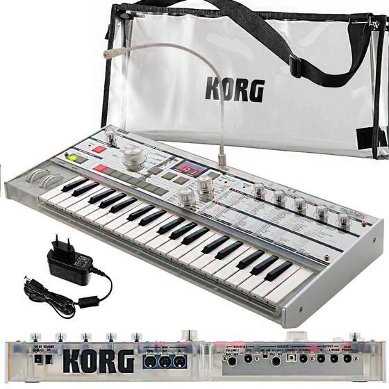 Imagem de Teclado Sintetizador Korg MicroKORG MK-1 Crystal Vocoder - Edição Limitada