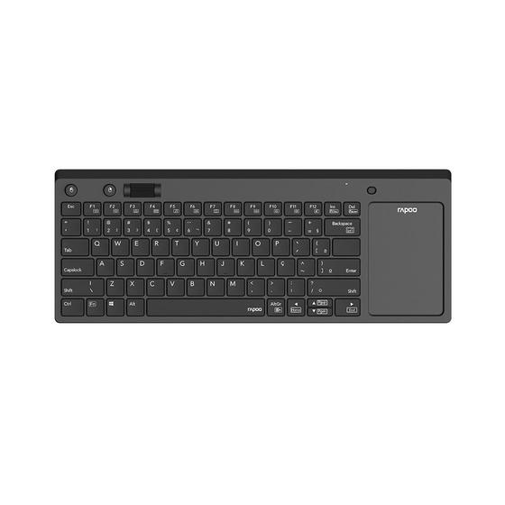 Teclado Touch Sem Fio 2.4Ghz 5 Anos de Garantia Rapoo - K2800 - RA039 Menor preço em Teclado Touch Sem Fio 2.4Ghz 5 Anos de Garantia Rapoo - K2800 - RA039