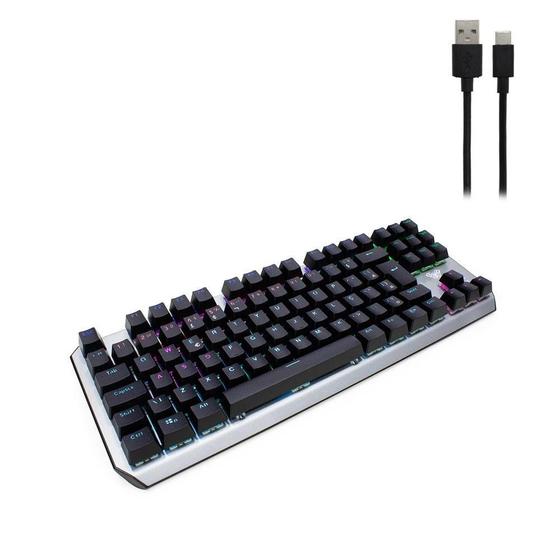 Imagem de Teclado Usb Gamer Mecânico Compacto Wind Aula F2067