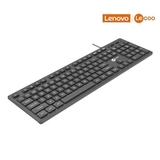 Imagem de Teclado USB Lenovo Lecoo Perfil Baixo ABNT2 - KB102