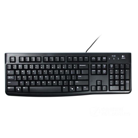 Imagem de Teclado USB Logitech K120 Abnt2 Confortável Preto