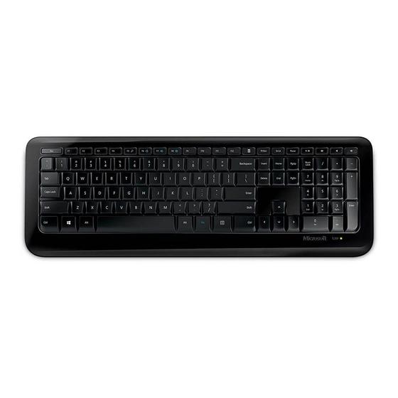 Imagem de Teclado USB Microsoft Wireless 850 Preto PZ3-00005