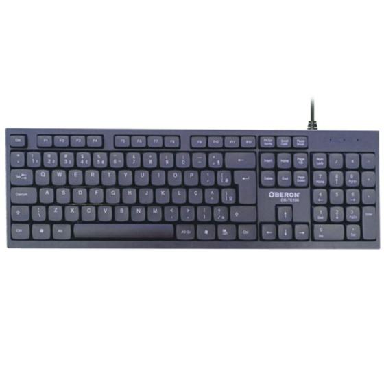 Teclado USB Para Computador Notebook - Silencioso Teclas Macias - ABNT2 - Oberon Menor preço em Teclado USB Para Computador Notebook - Silencioso Teclas Macias - ABNT2 - Oberon