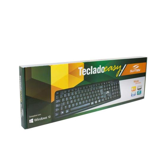 Imagem de Teclado - USB - Sumay - Preto - TC1301