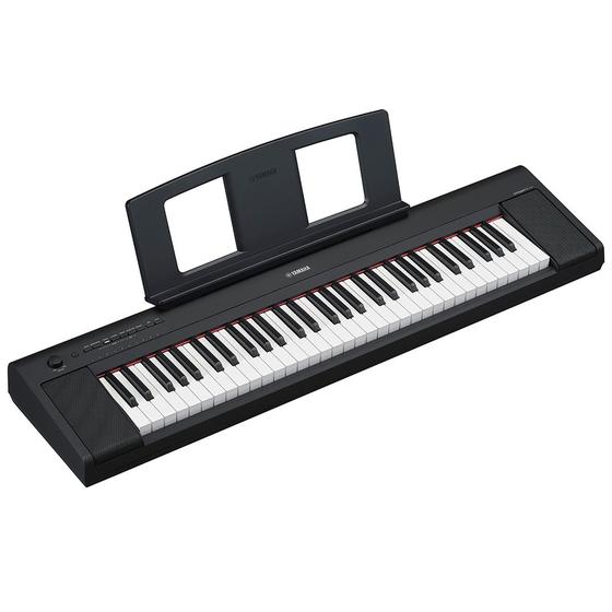 Imagem de Teclado Yamaha NP15B Piaggero Preto 61 Teclas com Fonte