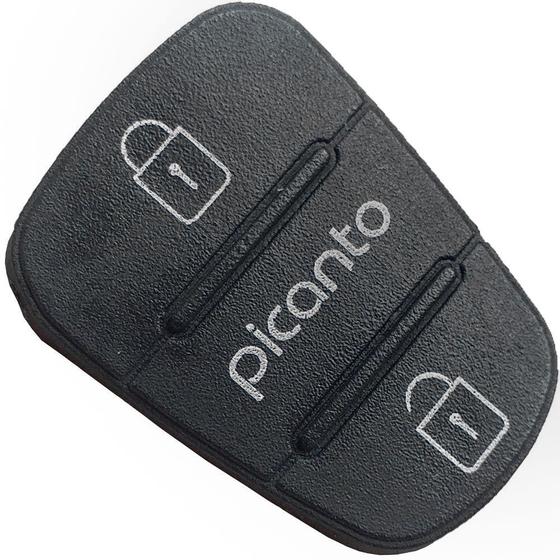 Imagem de Teclas Capa Frontal Controle 3 Botões Picanto Keypad Avulso