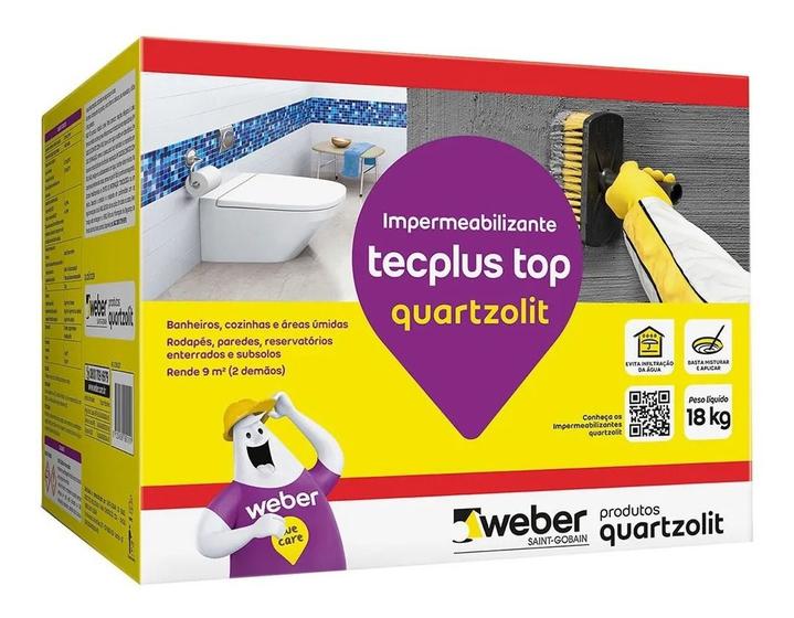 Imagem de Tecplus Top Impermeabilizante Quartzolit 18kg