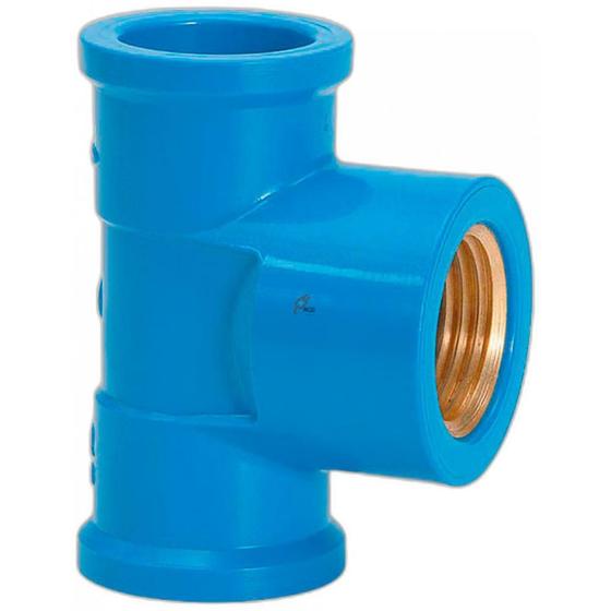 Imagem de Tee Azul Amanco 3/4 X 1/2 - Kit C/24 PC