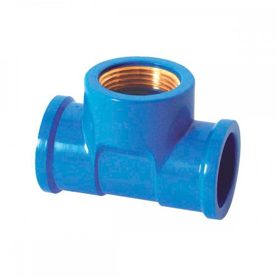 Imagem de Tee Azul Krona 25Mm X 3/4 - Kit C/20 Unidades