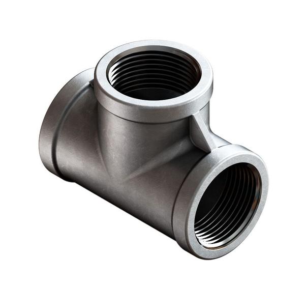 Tee inox ss304 150 bsp 1.1/2'' - CONEXÕES EM AÇO INOX Imagem de Tee inox ss304 150 bsp 1.1/2''