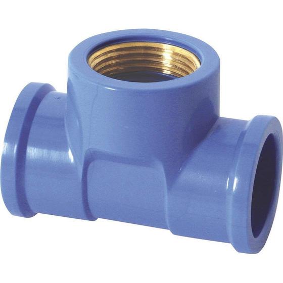 Imagem de Tee Soldável c/ Bucha Latão 25mmx3/4 Emb. c/ 20 Un. - Krona