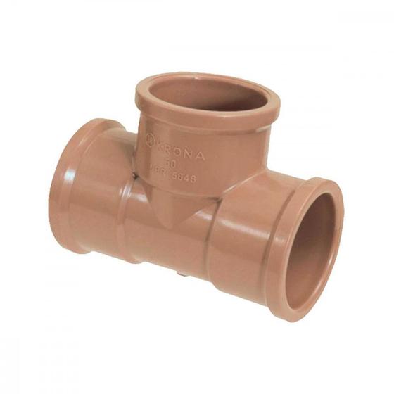 Imagem de Tee Soldavel Lll Krona 50Mm - Kit C/10 PC