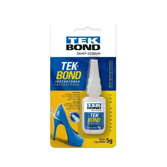 Imagem de Tekbond Cola Instantânea Blister 5g