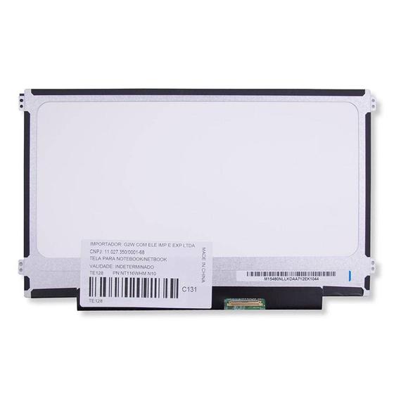 Tela 11.6" LED Para Notebook bringIT compatível com HP Pavilion DM1-4000ST Fosca Menor preço em Tela 11.6" LED Para Notebook bringIT compatível com HP Pavilion DM1-4000ST Fosca