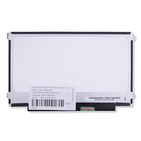 Imagem de Tela 11.6" LED Para Notebook bringIT compatível com Part Number N116B6-L04 Rev.A1  Fosca