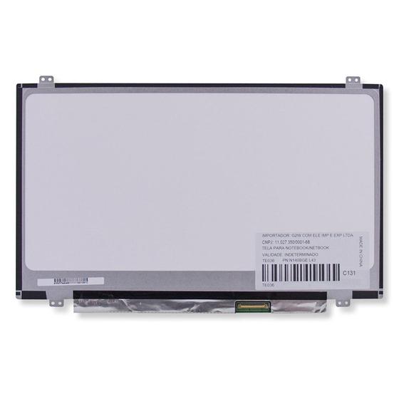 Tela 14" LED Slim Para Notebook Positivo Stilo XR3208 LP140WH2 (TL)(S1) Brilhante Menor preço em Tela 14" LED Slim Para Notebook Positivo Stilo XR3208 LP140WH2 (TL)(S1) Brilhante