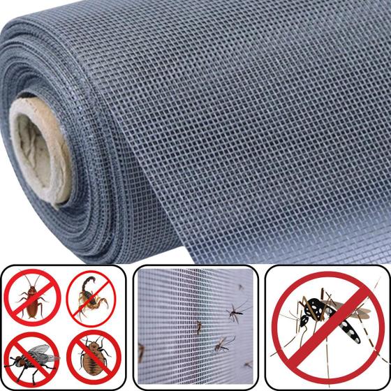 Imagem de Tela Anti Mosquito, Pernilongo, Barata, Mosca 100x150cm Top