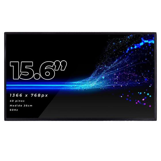 Tela bringIT 15.6" LED compatível com notebook Gateway NE56R09B Brilhante Menor preço em Tela bringIT 15.6" LED compatível com notebook Gateway NE56R09B Brilhante