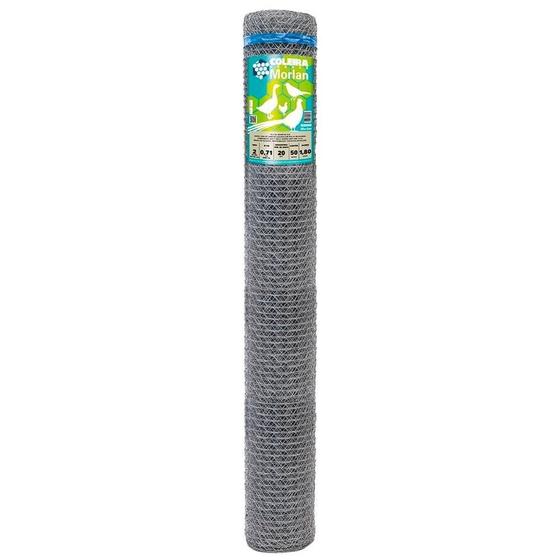 Tela Coleira Morlan Branca para Galinheiro 2x22x1,80m 50m Menor preço em Tela Coleira Morlan Branca para Galinheiro 2x22x1,80m 50m