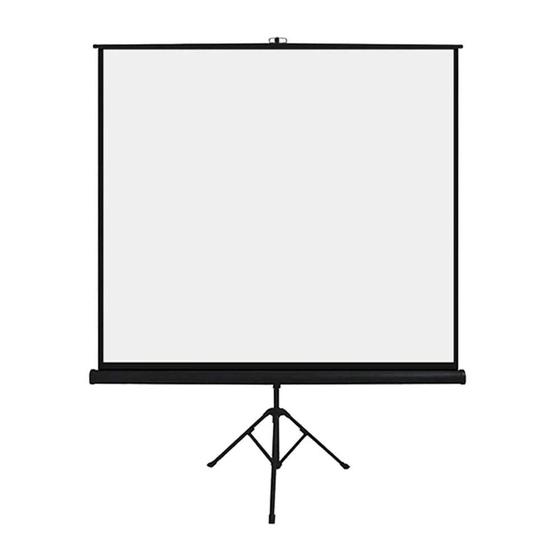 Tela de Projeção com Tripé 1.80x1.80m 97 Polegadas Retrátil Ac354 Menor preço em Tela de Projeção com Tripé 1.80x1.80m 97 Polegadas Retrátil Ac354