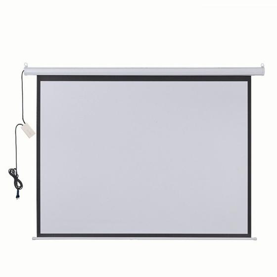 Imagem de Tela de Projecao Retratil Eletrica 203 X 152cm 220v - Ac355