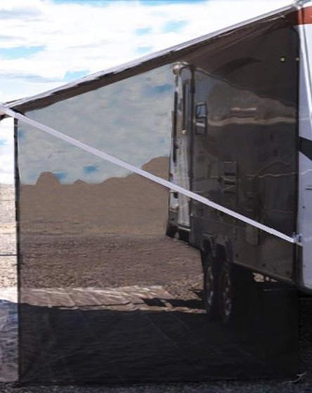 Imagem de Tela de proteção solar Awning Side Tentproinc RV 2.7mX2.1m preta