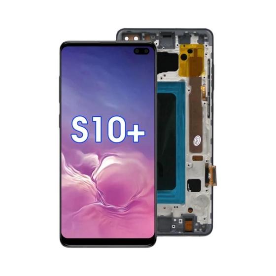 Imagem de Tela de Toque LCD para Samsung Galaxy S10 Plus (G975/G975F) - Com Moldura