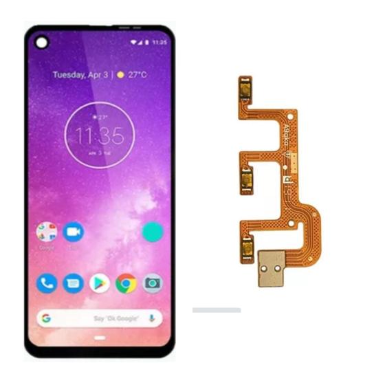 Imagem de Tela Display Frontal Touch Moto One Hyper Flex Power Volume