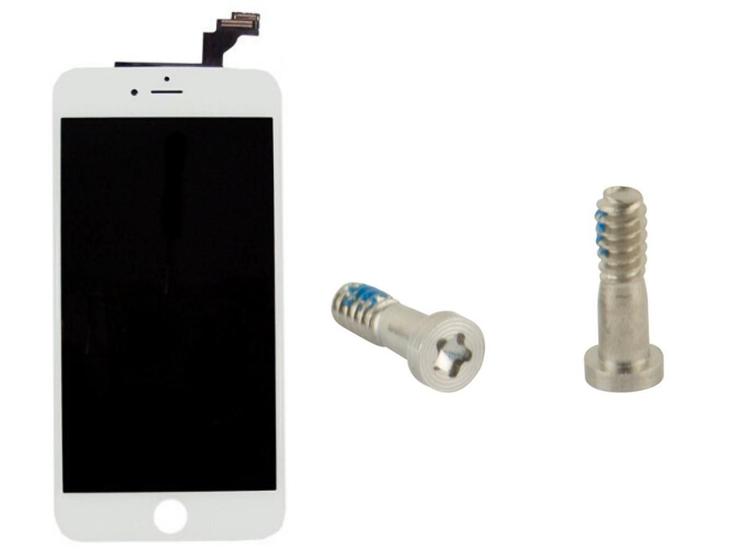 Imagem de Tela Display Lcd Touch Para ip 6G B  2 Parafusos