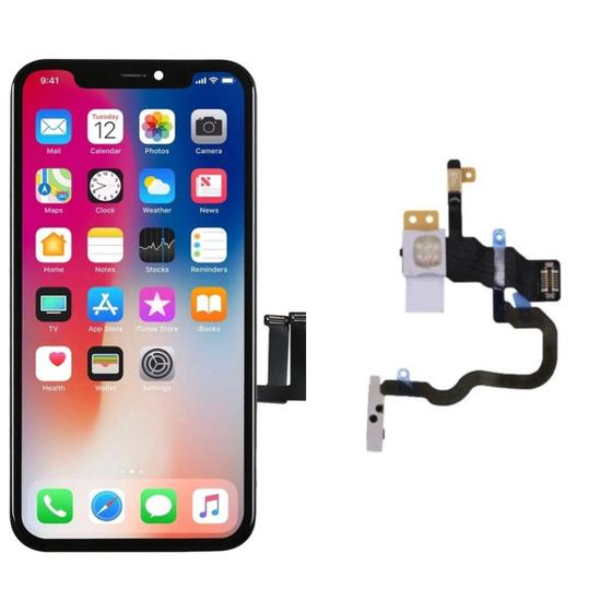Imagem de Tela Display Lcd Touch Para Ip X  Flex Power
