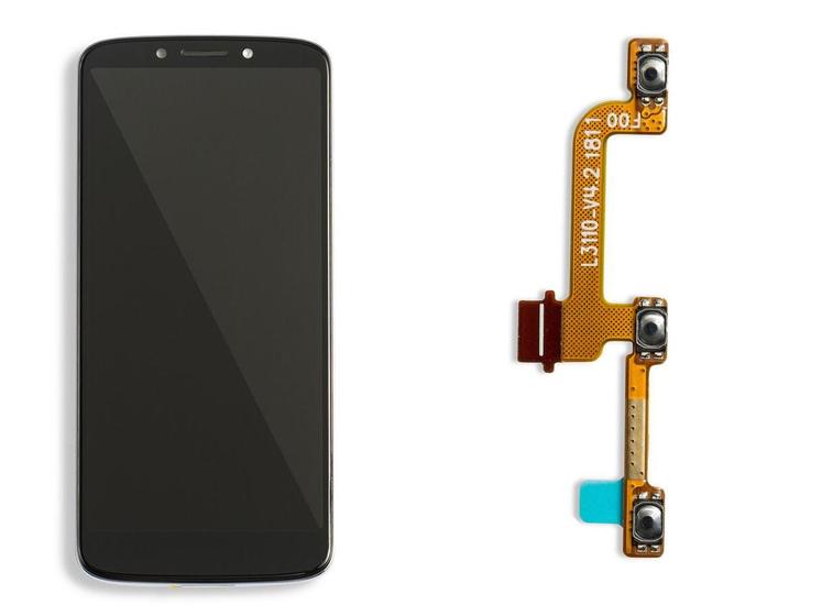 Imagem de Tela Display Lcd Touch Para Moto G6 Play + Flex Power Volume