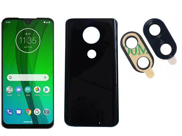 Imagem de Tela Display Lcd Touch Para Moto G7 Play + Tampa Traseira  Lente