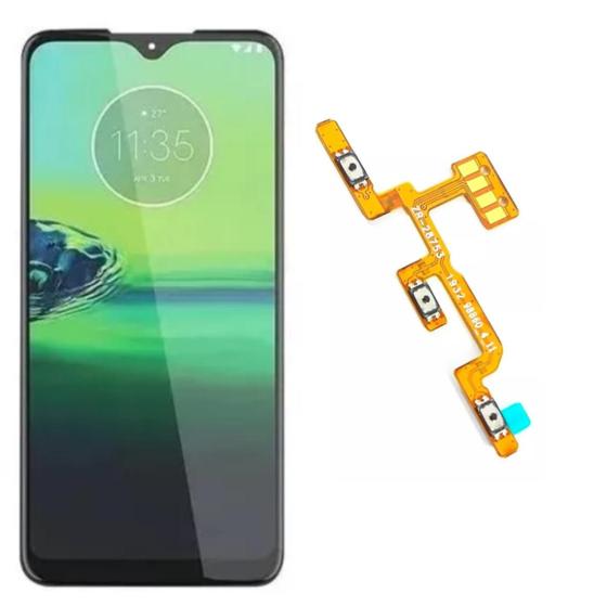 Imagem de Tela Display Lcd Touch Para Moto G8 Play + Flex Power Volume